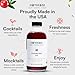 HipStirs Cranberry Syrup for Drinks - Our Cranberry Pie Syrup Uses Real Ingredients to make it the Perfect Winter Drink Mixer (8 Fl Oz)