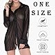 FUIPVGI 2 Stücke Sexy Unterwäsche, Dessous Sexy Durchscheinendes Hemd Schlafanzug Durchsichtig, Negligee Damen Nachtwäsche Babydoll Dessous, Nachthemd Schlafzimmer, Sexy Set Transparent (Schwarz)