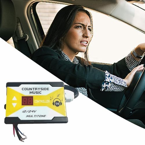 Controlador de sonido de bocina para coche con módulo de música multitono integrado 3