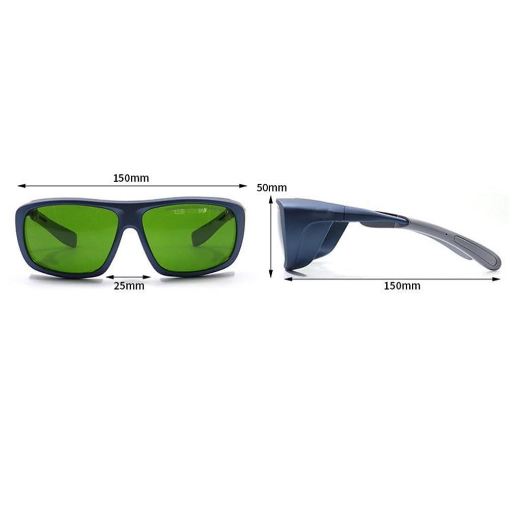 Clase 4 180-500 Y 750-1400Nm OD8 Soldadura Gafas De Soldadura Protectoras Gafas De Seguridad Infrarrojas De Corte De Metal