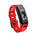 Colorful Silikon Sport Ersatzarmband Ersatz-Uhrenarmband Replacement Wechselarmband watch band für Garmin Vivosmart HR,Rot