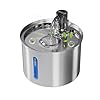 Bebedouro para Gatos, 3L Fonte Gato Inox Comedouros, Bebedouros e Acessorios para Gatos, Silenciosa, Bivolt