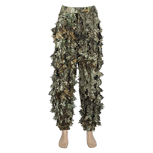 North Mountain Gear Realtree Lightweight Leafy Hunting Pants - Breathable (Medium_Large, Edge)