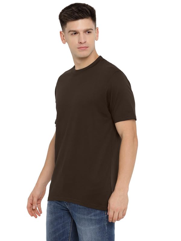 Image of AMERICAN CREW 100% Supima Cotton Round Neck T-Shirt for Men