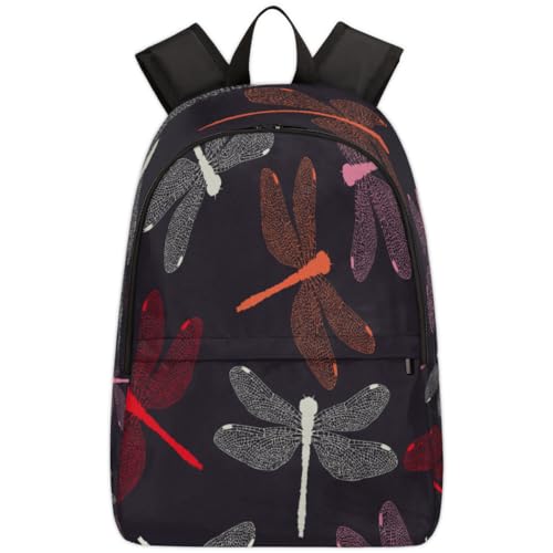 Sac à dos d'école libellules fini le mal de dos avec ce bagage 17.4L pour ordinateur