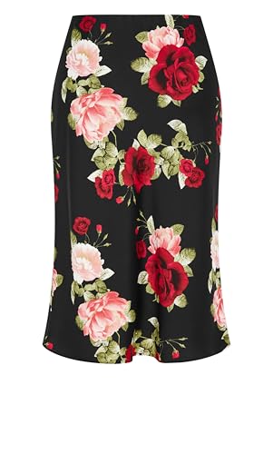 City Chic Women's Plus Size Skirt-Cherie Print4