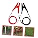 TOGEVAL 2Pcs Electric Fence Jump Cable with Clips for Fencing Systems Durable Outdoor Use for Gardens Farms and Livestock Electric Fence Connectors