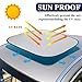 2PCS Car Sunroof Sunshade, Car Roof Cover, Foldable UV Reflector Reflective Covers Block UV Rays Glare, Car Interior Accessories Fit for Mini Cooper, Clubman & Countryman R56 (Black)