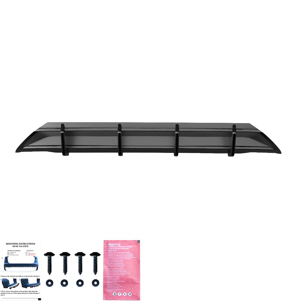 Heckdiffusor kompatibel mit Audi A3 8Y Limo/SB 2020–2024 Rear Valance