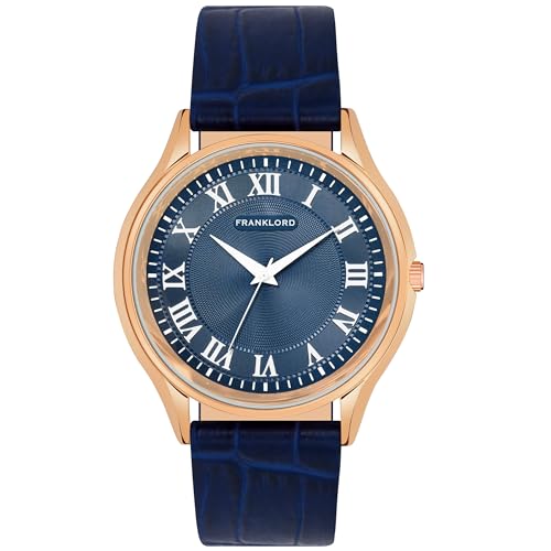 Franklord Super Star Roman Series Analog Watch - for Men | Croco Pattern Band Soft Silicone Sport Wristband | Unisex-Adult Watch (B0CLVGSY24) Amazon Price History, Amazon Price Tracker