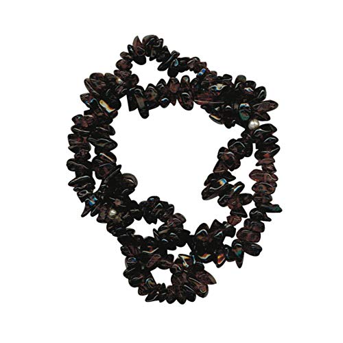 Instagem Garnet Double Strand Tumbled Chips Bead Bracelet