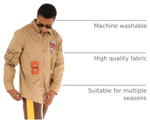 Image of SCREENSHOT Shacket 3202 Mens Casual Plaid Flannel Shacket Shirt Jacket Button Down Long Sleeve