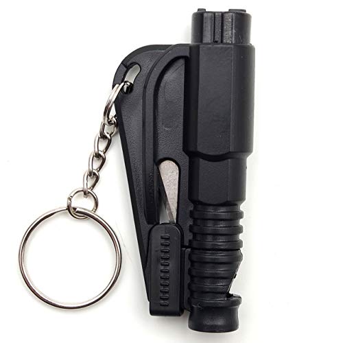 GoodsLand 【 防災用 】 車用 緊急脱出 ツール 多機能 ガラスクラッシャー 車 シートベルトカッター キーホルダー 笛 防災 GD-GLCRASH