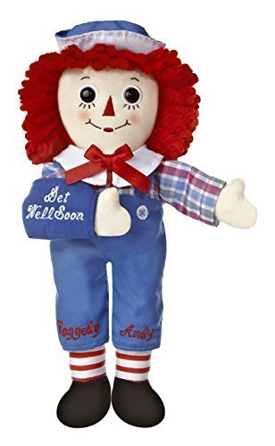 Aurora World Raggedy Andy Get Well Soon Doll, 10" by Aurora World