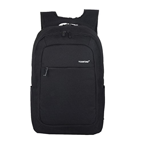 Bolso Kukul Las mujeres los hombres de la moda de viaje bolsa de la escuela satchel mochila bolsa de ordenador portátil (Negro) Cover