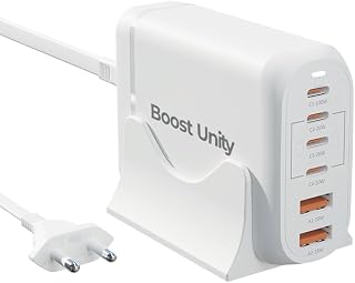 UltraProlink 100W 6 in 1 GaN Super Fast Charger MultiPort Hub| 4 Type-C & 2 USB-A ports |Laptop Charger Adapter| For MacBo... Price In India