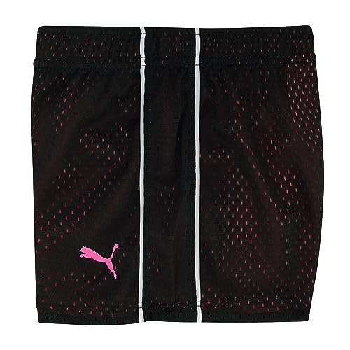 Puma Girls' Big Active Short, Black, X-Large #TOP3