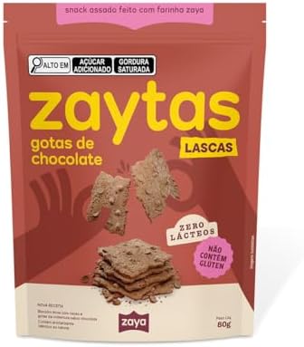 Zaytas Gotas de Chocolate, Lascas - Zero Lacteos - 80g