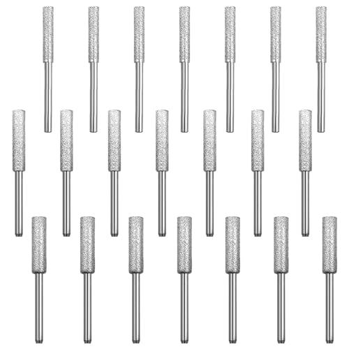 Shitime 21 Pcs Diamond Chainsaw Sharpener 1/8