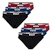 Produktbild BOSS Herren Power Slips Briefs Unterhosen Cotton Stretch 6er Pack, Farbe:Mehrfarbig, Wäschegröße:L, Artikel:-962 Black/Blue/red