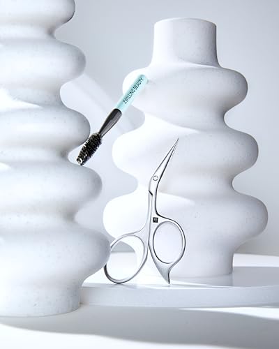 Augenbrauenschere von Zwilling mit abgewinkeltem Scherendesign