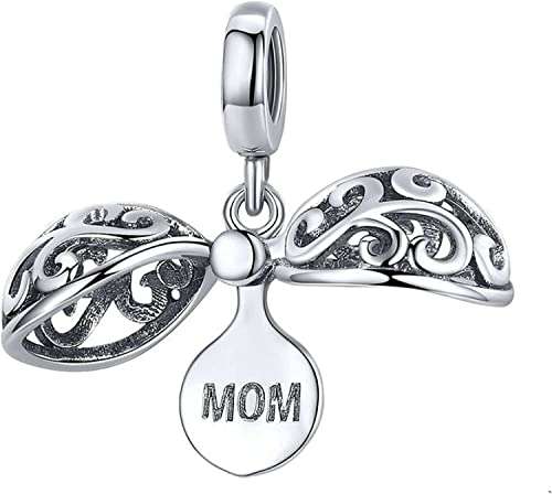 Bague argent 925 anti-ternissement avec pendentif perles pour peau sensible