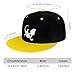 Bearded Dragon Snapback Hat Child Fashion Hip Hop Style Contrast Color Snapback Hat Yellow