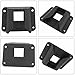 Jkjhbhged 2Pcs Bike Carrier Block Adapter for Folding Bike Bag Rack Holder Front Carrier Block Mount Accessories
