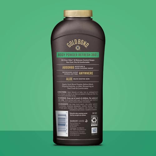 Gold Bond Men's Essentials Talc Free Body Powder for Men, 10 oz. - image 3