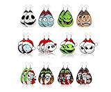 Merry Christmas Faux Leather Earrings Set of 12, Xmas Teardrop Dangle Earrings Bulk Black Green Stripe Fashion Jewelry, Funny 2025 Winter Holiday Accessory for Women Girls
