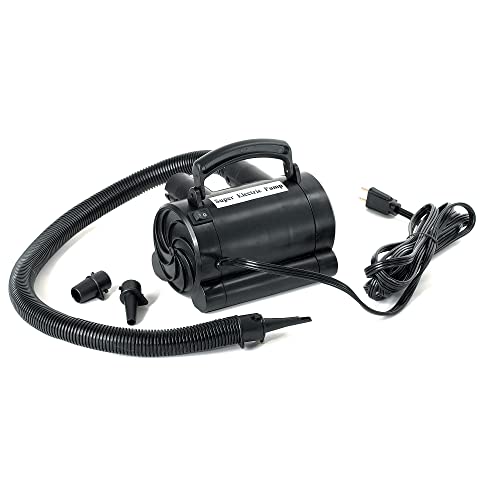 Swim Central Black High Capacity Electric Air Pump for Inflatables