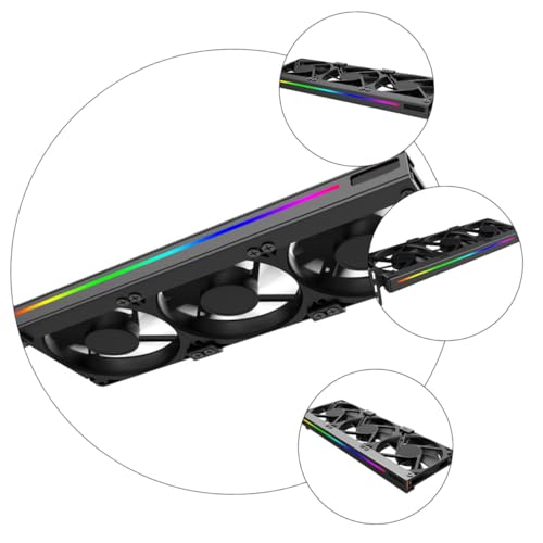 Ventilador de refrigeración GPU con conector ARGB para PC de escritorio 6