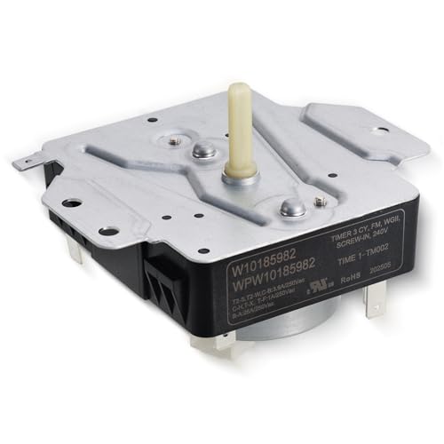Lovgedr W10185982 WPW10185982 Dryer Timer Replacement Genuine OEM Quality Replaces 418-618-20-B5 AP6016541 PS11749831 1546812 Fits Whirlpool Maytag Kenmore Crosley Dryers 2-Year Warranty
