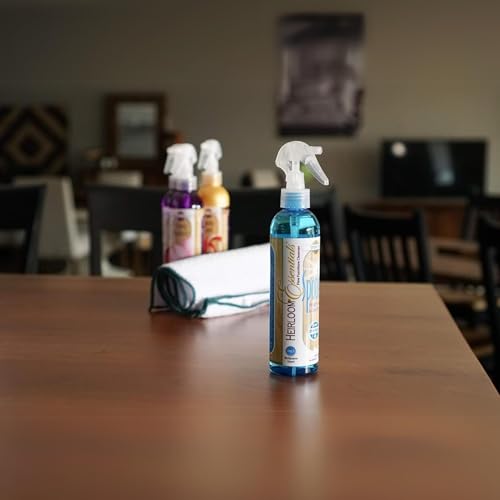 Spotless Wood Furniture & Glass Cleaner Spray - Streak-Free Fine Furniture Cleaner for Solid or Varnished Wood, Glass and Hard Surfaces, Water Based, no Silicone, Wax or Ammonia