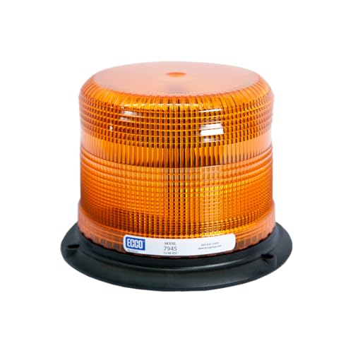 ECCO 7945A LED Beacon 6.5 Inch Amber Warning Light...