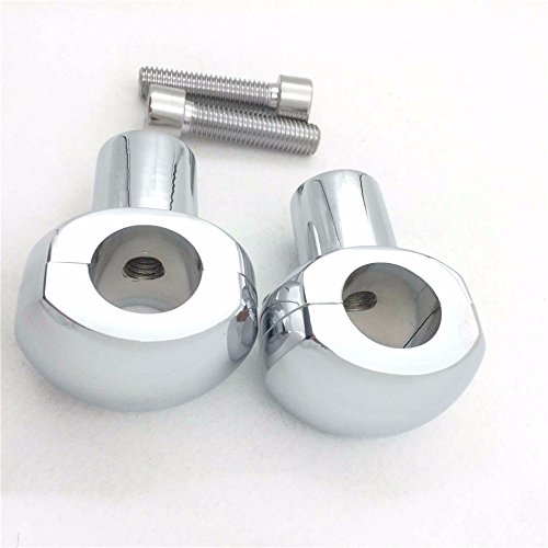 Httmt Mt030-017-25-Cd Chromed 1 Inch (25Mm) Handlebar Risers Compatible With 1 Inch Handlebars Compatible With Suzuki Kawasaki Ducati Harley-Davidson #TOP3