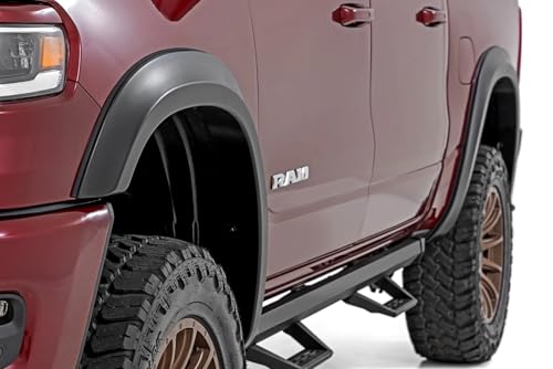 Rough Country Sport Fender Flares for Ram 1500 (2025-2026) - Extra 1" Tire Coverage, UV-Resistant ABS, Paintable Matte Black by Rough Country - Image 3