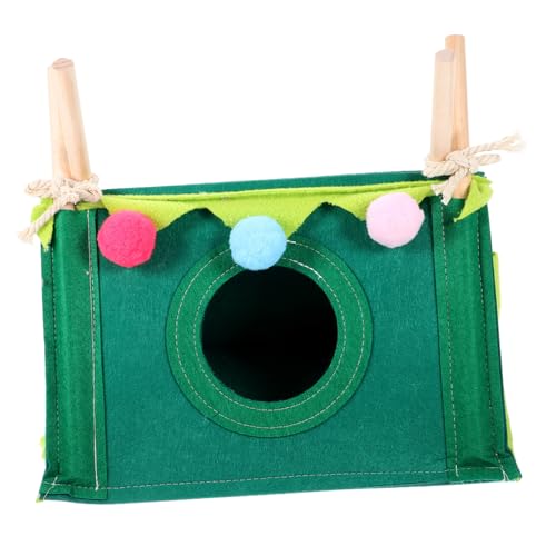 HOLIDYOYO Guinea Pig Hideout Tent Triangular Shelter for Small Animals Cozy Bed for Hamsters Chinchillas and Guinea Pigs Warm and Spacious Made Felt