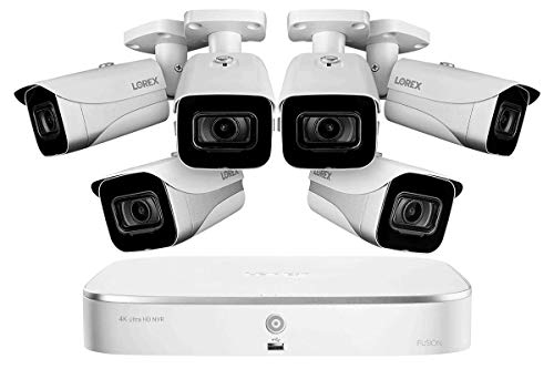 Review Lorex 4KAI86-2 4K Video Surveillance System w/Lorex N842A82 2TB Fusion NVR and 6 E861AB 4K Bullet Cameras Featuring Smart Motion Detection and Smart Home Voice Control Super Brands Lorex 4KAI86-2 4K Video Surveillance System w/Lorex N842A82 2TB Fusion NVR and 6 E861AB 4K Bullet Cameras Featuring Smart Motion Detection and Smart Home Voice Control