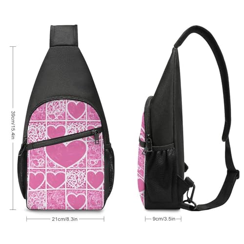 Bolso tipo sling blanco para senderismo y viaje unisex miniatura 2