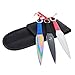 ASR Outdoor Assorted Kunai Set 6 Piece with Sheath