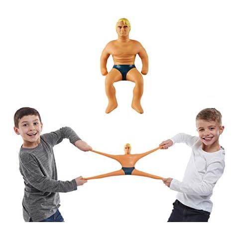 STRETCH - Stretch Line Armstrong, Mister Músculo, muñeco que se estira hasta 4 veces su tamaño por su con relleno, se puede doblar, retorcer, estirar y vuelve a su forma original, Famosa (TRE00001) Cover