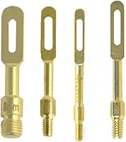 Vista 3 de Pistola de limpieza de punta ranurada/soporte de parche para parches Latón 6-PC Pack con 2 adaptadores de latón