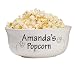 Personalized Ceramic Popcorn Bowl