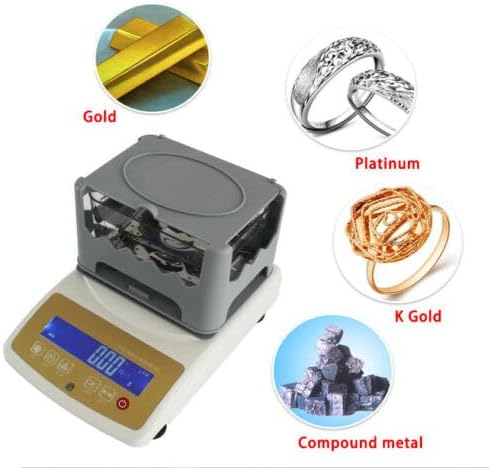 Digital Gold Karat Tester - Precious Metal Purity Analyzer, Electronic Densimeter for Accurate Gold Testing, Jewelry Assay Tool for Professionals and Enthusiasts