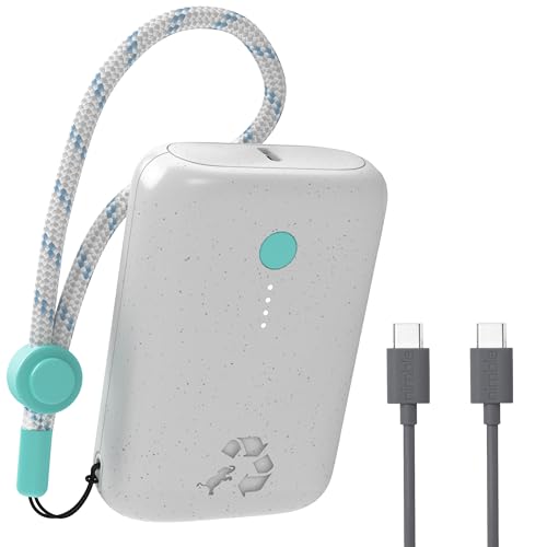 Image of Nimble Champ Portable Charger, 10000mAh Power Bank Fast Charging, 20W Dual USB-C Battery Pack with Cable, Travel Essential Power Bank for iPhone Galaxy Tablet iPad MacBook