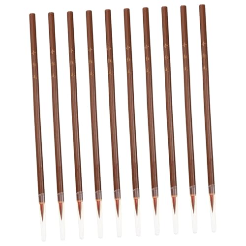 ARTSEWPLY 10Pcs Traditional Chinese Calligraphy Brush Fine Tip Writing Brushes for Painting and Calligraphy Versatile Art Tools for All Skill Levels Artists