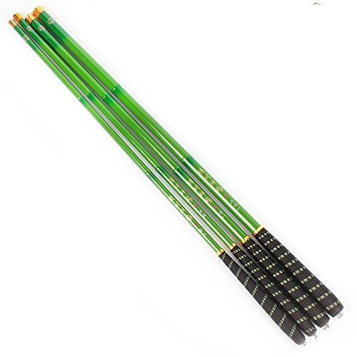 Generic 5. 4 m 2016 Carbon Fiber Fishing Rod Green Telescopic Fishing