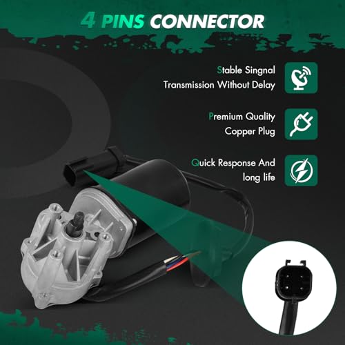 Image of SCITOO Front Driver Side Windshield Wiper Motor Replacement for Chrysler for Concorde 1993-1997, for LHS 1994-1997, for New Yorker 1994-1996, for Dodge for Intrepid 1993-1997