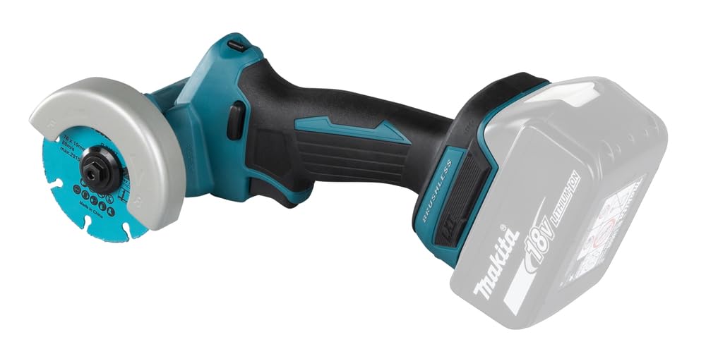 Makita Sega diamantata MAKITA DMC300ZJ 18V 76mm Blu, Nero (senza batterie e caricabatteria, solo